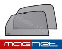 Hyundai Terracan (1999-2007) комплект бескрепёжныx защитных экранов Chiko magnet, задние боковые (Стандарт)